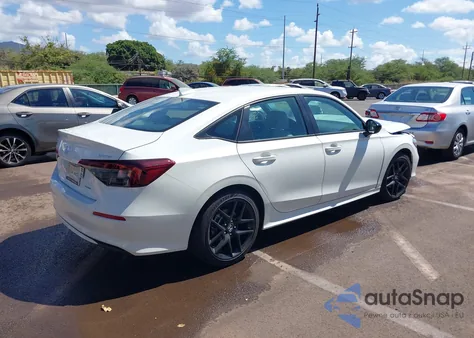 2025 Honda Civic Hybrid Sport/Sport Touring z USA, uszkodzony, nr VIN 2HGFE4F85SH322052